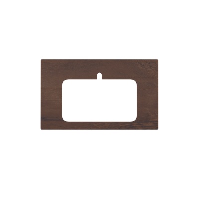 Столешница из керамогранита для раковин, встраиваемых сверху, Про Феррум 80 см, коричневый натуральный