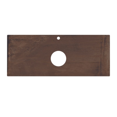 Столешница из керамогранита для накладных раковин, Про Феррум 120 см, коричневый натуральный