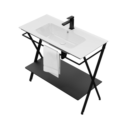 Металлическая структура PIANO Next напольная 95, черная матовая