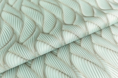 Обои виниловые Трессаж мотив, зеленый Обои виниловые Трессаж мотив, зеленый