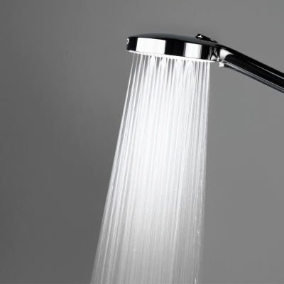 Душевая колонна FONTE на 3 потока с фиксированным изливом и термостатическим смесителем, хром Душевая колонна FONTE на 3 потока с фиксированным изливом и термостатическим смесителем, хром