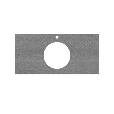 Столешница из керамогранита для накладных раковин, Про Дабл 100 см, антрацит натуральный