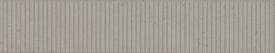 Бордюр Скарпа серый матовый структура 40,2x7,7x0,8