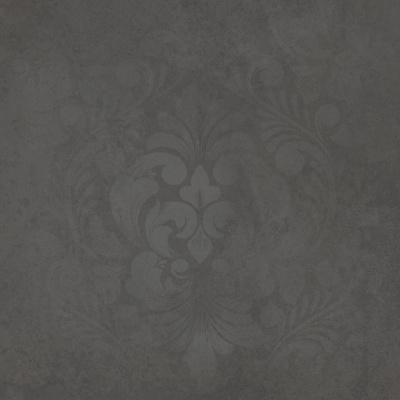 Хадду серый тёмный матовый декорированный 40,2x40,2x0,8