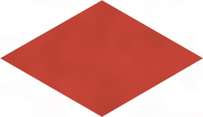 Декор Риад красный глянцевый 13,5x7,8x0,9