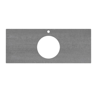 Столешница из керамогранита для накладных раковин, Про Дабл 120 см, антрацит натуральный