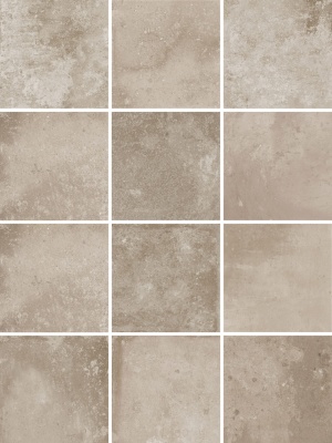 Спартель бежевый матовый 29,8х39,8x0,7 из 12 частей 9,8x9,8