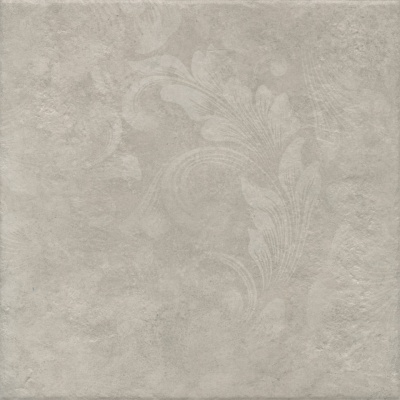 Хадду серый светлый матовый декорированный 40,2x40,2x0,8