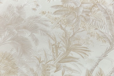 Обои виниловые Оазис мотив, бежевый, белый