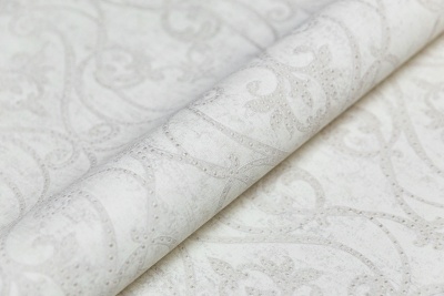 Обои виниловые на флизелиновой основе Дамаск мотив, белый Обои виниловые на флизелиновой основе Дамаск мотив, белый