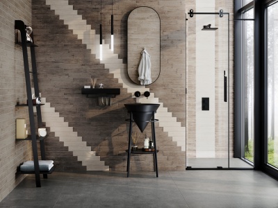 Зеркало CONO овальное 42, черное матовое Зеркало CONO овальное 42, черное матовое