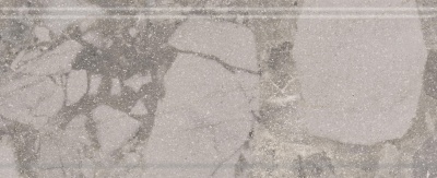 Бордюр Рабат Стоун серый матовый обрезной 30x12x1,3