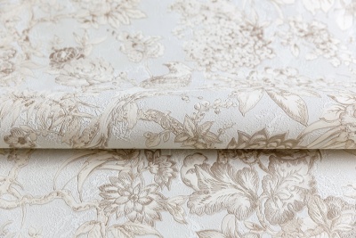 Обои виниловые Азулежу мотив, бежевый