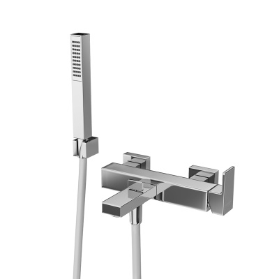 Смеситель для ванны FUTURA настенный с душевой лейкой, хром Смеситель для ванны FUTURA настенный с душевой лейкой, хром
