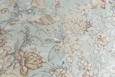 Обои виниловые Азулежу мотив, зеленый Обои виниловые Азулежу мотив, зеленый