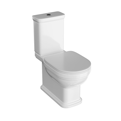 Сиденье POMPEI для напольного унитаза, белое глянцевое