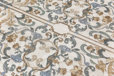 Декор Эвора глянцевый обрезной 30x89,5x0,9