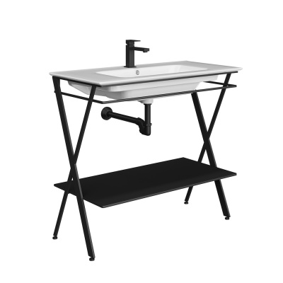 Металлическая структура PIANO Next напольная 95, черная матовая