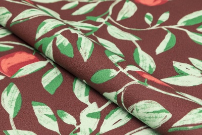 Обои виниловые на флизелиновой основе Шафран мотив, красный, апельсины Обои виниловые на флизелиновой основе Шафран мотив, красный, апельсины