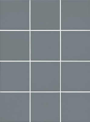 Агуста синий матовый 30x40x0,7 из 12 частей 9,8х9,8