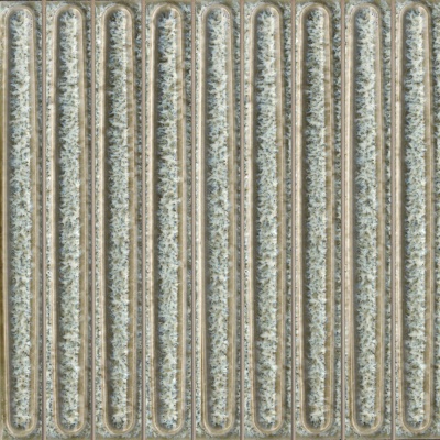 Декор чипсет Далия зелёный светлый глянцевый 20x20x0,95