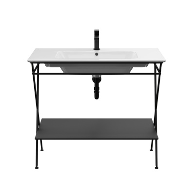 Металлическая структура PIANO Next напольная 95, черная матовая