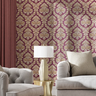 Обои виниловые Палаццо мотив, красный