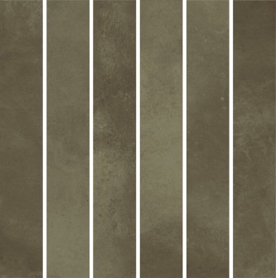 Декор Фес мозаичный зелёный глянцевый 15x15x0,77